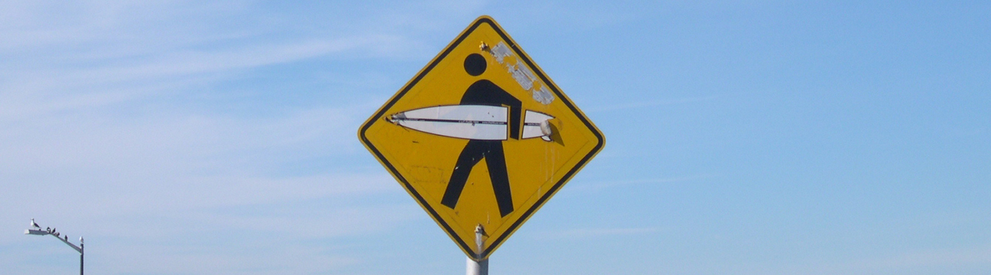 surf sign